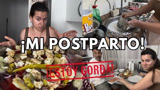 😳Mi Postparto: Estoy gorda‼️Esto ya no puede ser!😩Le pongo remedio para empezar a cuidarme ❤️‍🩹