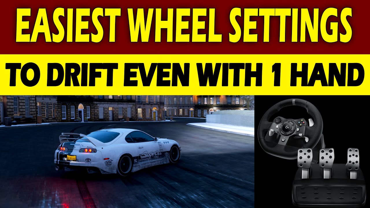 FORZA HORIZON 4 "Drifting With A Wheel Easiest Wheel/Car Settings