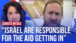 Sangita Myska vs IDF spokesperson: 'why are children starving in Gaza'? | LBC