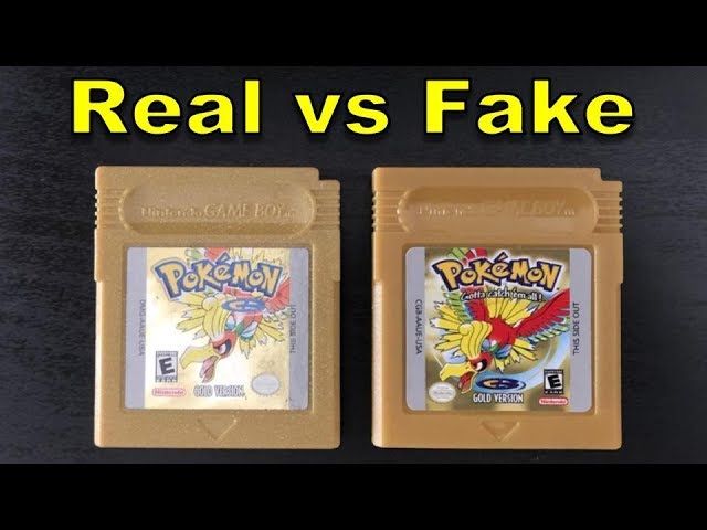 How to Spot Fake Pokemon Games, Nintendo Game Boy Advance Games