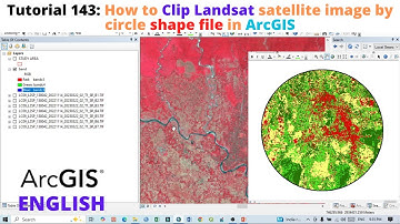 How to clip Landsat satellite image by circle shape file