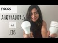 FOCOS  AHORRADORES  VS LED
