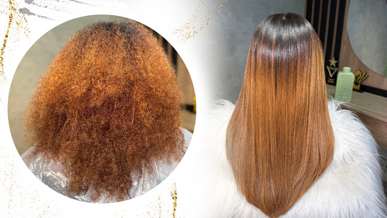 ALISANDO CABELO CRESPO E DESCOLORIDO COM PROGRESSIVA SEM FORMOL - THIS IS BRAZIL DA NUANCE