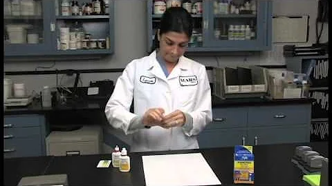 How to use the API liquid ammonia test kit