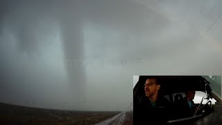 05-07-2019 Tulia, TX Tornado - Close up in real time