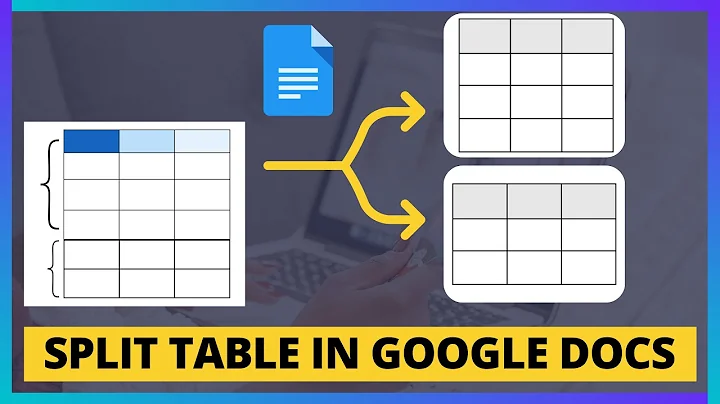 How To Split Table in Google Docs (Quick Easy Way!)