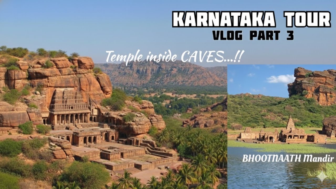 Karnataka Study Tour Vlog Part 3 | Badami Caves & Bhootnath Temple | Architecture