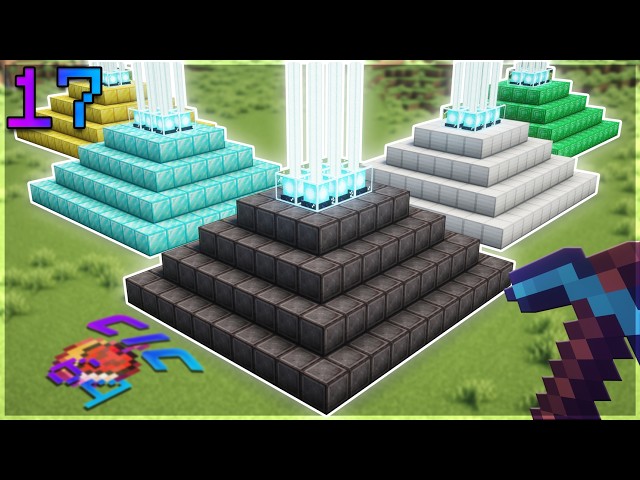D-CLAW Beacon ３本まとめ I Built EVERY FULL BEACON in Minecraft Hardcore (250+ hours) - YouTube