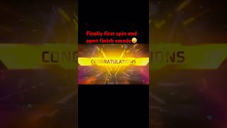 First spin main finish effect open 😝 #freefiregame #freefire #freefirelovers