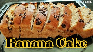 Banana Cake | whole Wheat Banana Cake | Eggless Banana Cake