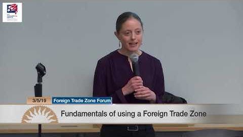 Fundamentals of using a Foreign Trade Zone (abbreviated version).