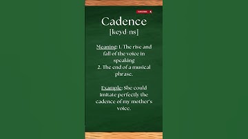 Pronounce CADENCE the right way #shorts #shortsvideo #pronunciation #english #Cadence #viral