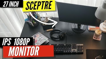 Sceptre 27 Inch Monitor 75hz Unboxing and Setup