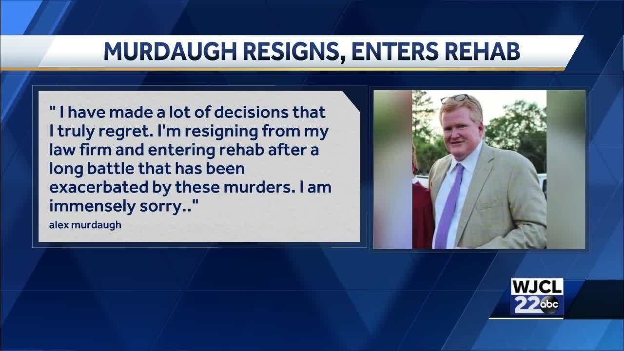 Alex Murdaugh enters rehab YouTube