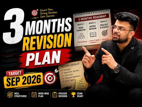 3 Months Revision Plan | CA Study Planner