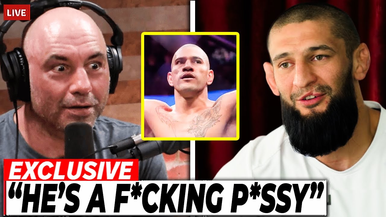 “He Is SCARED” Joe Rogan MOCKS Alex Pereira After RUNNING From Khamzat ...