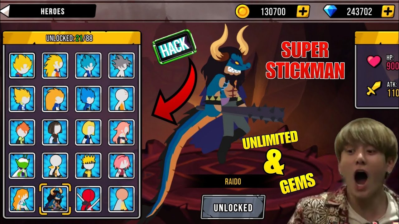 Super Stickman Dragon Warriors MOD APK 0.9.3 (Unlimited money