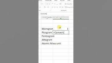 Convert Microgram into Picogram Microsoft Excel #msexcel #picogram #excel #shorts