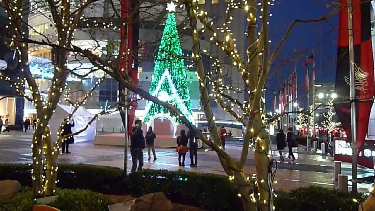 Christmas Eve illumination night, at Hiroshima dreamination city