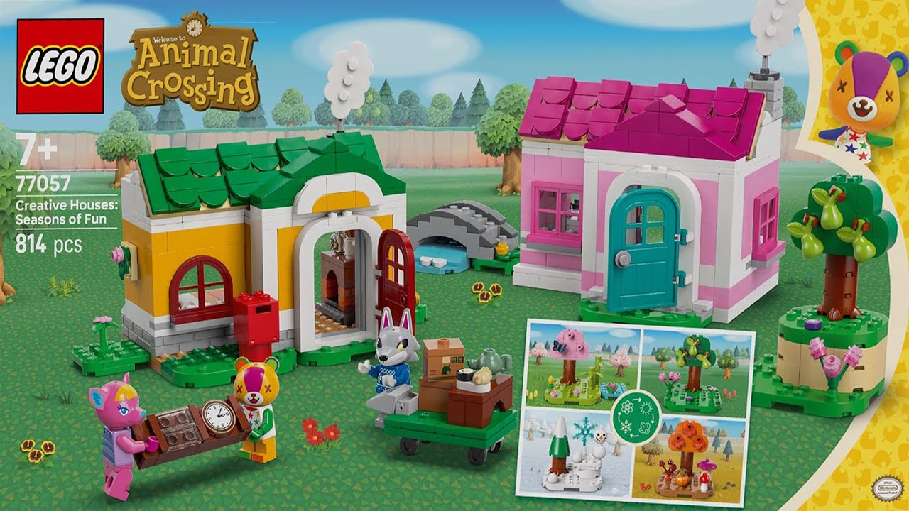 Animal Crossing - Creative Houses: Seasons of Fun LEGO instructions