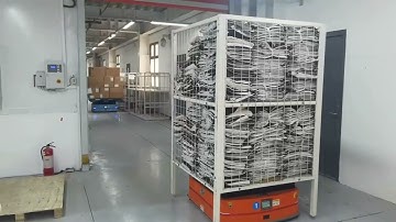 24/7 Reliable Automated Material Flow by AGV and AMR Robotics