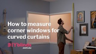 How to Measure Corner Windows for Curved Curtains