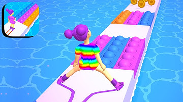 Pop it Roller ​- All Levels Gameplay Android,ios (Levels 69-75)