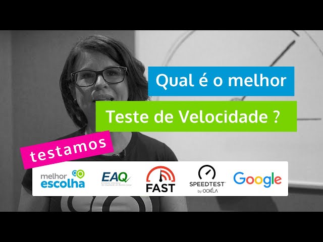 Velocímetro Speedtest, Teste de Velocidade da Internet