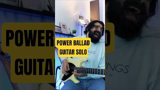 Power Ballad Guitar Solo