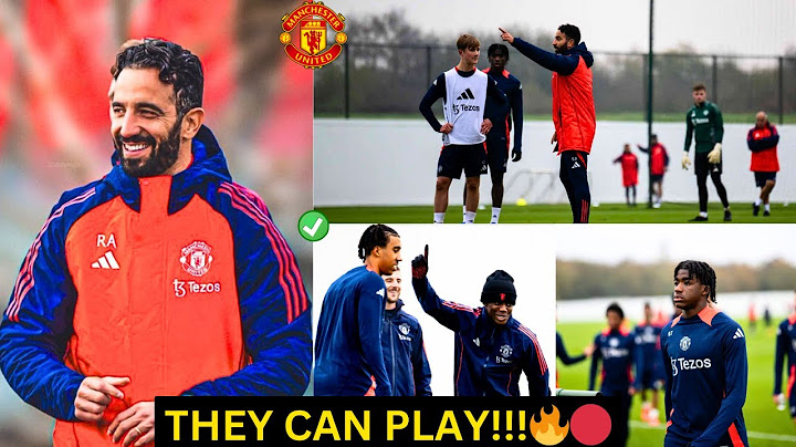 BREAKING✅Ruben Amorim's SHOCKING MASTERPLAN in FIRST Man Utd Training
