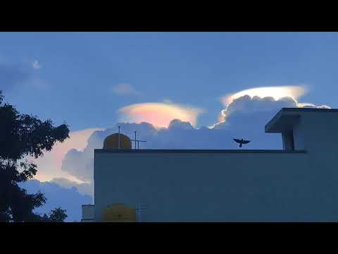 Rare view of Pastel clouds