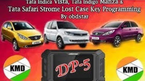 TATA Vista, Manza  & Safari Strome AKL programming by Obdstar KMD DP5, car key makers in Khammam