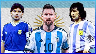 The SIX FINALS of ARGENTINA IN THE WORLD CUP ⚽