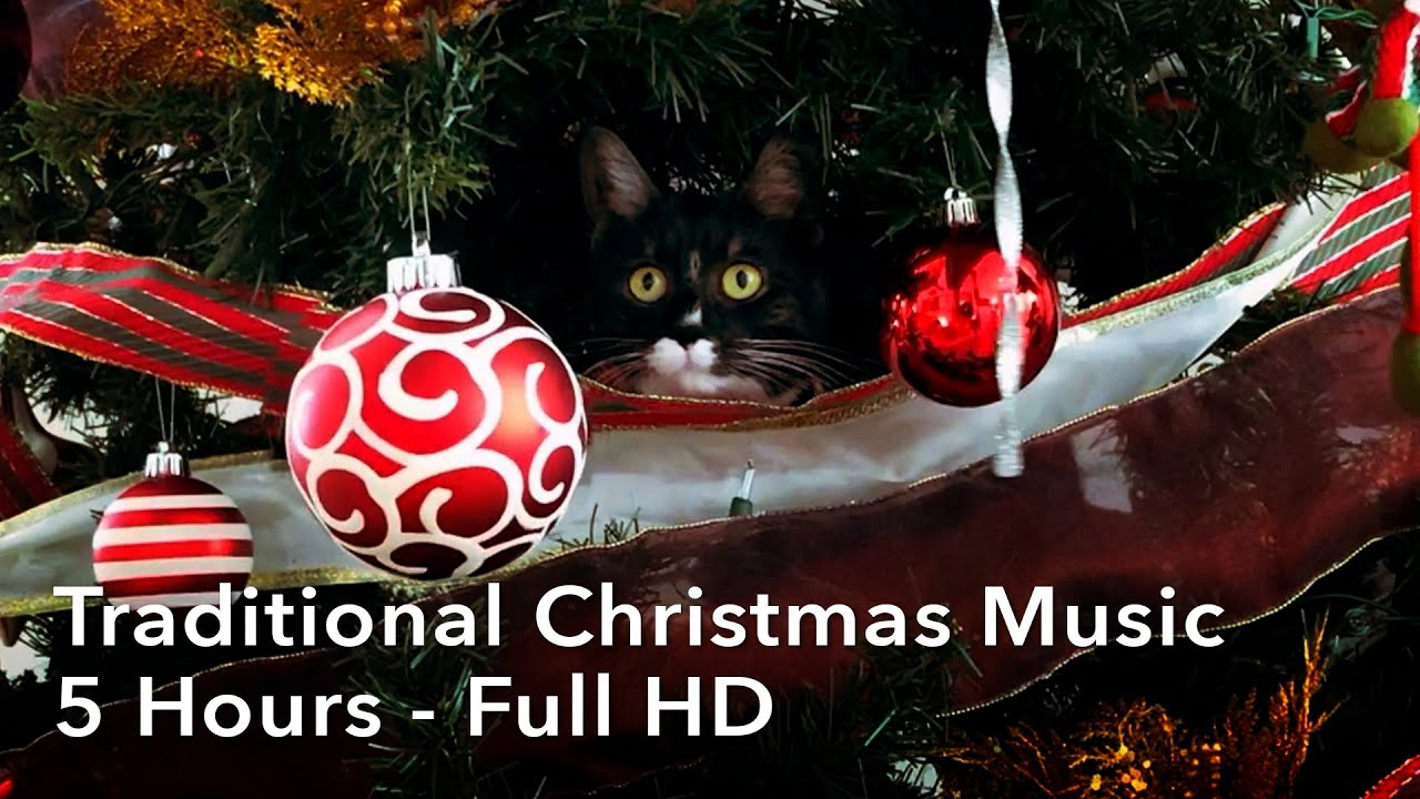 Traditional Christmas Music and Images. Holiday Sights and Sounds. (5