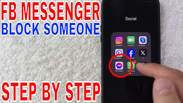 ✅ Hoe blokkeer je iemand op Facebook Messenger 🔴