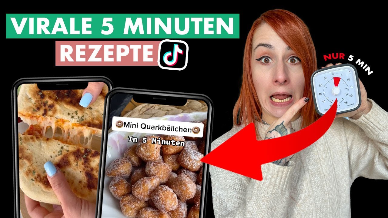 Ich teste virale 5 Min Rezepte von TikTok (Alle in Deckung!)
