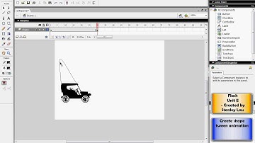 Flash Unit E   1  Create shape tween animation