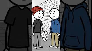 When Friends Discuss Exam Answers After the Test 😂📚 #animationshorts #comedyanimation #examfunny