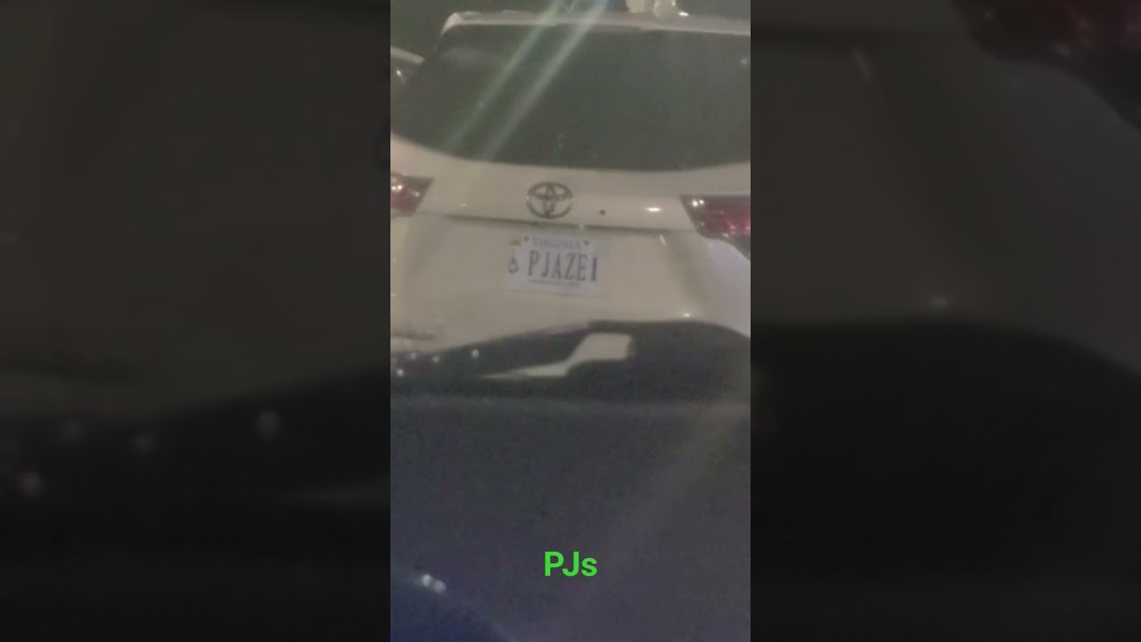 Custom Plates 411 #licenseplate #youtubeshorts #viralshorts #suv #toyota #toyotahighlander #pajamas