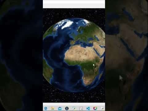 3D Globe using Python which moves!!! or atleast crawls!! - YouTube