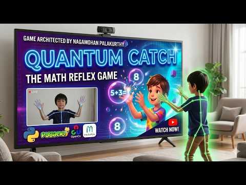 Quantum Catch: Building an Augmented Reality Game with Pygame, OpenCV & MediaPipe