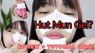 Review indo: hut mun gel masker komedo hitam putih thailand palsu vs original