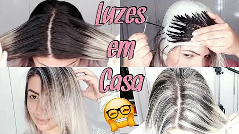 O que precisa para fazer mechas loiras?