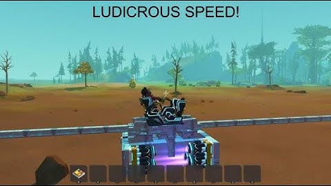 Scrap mechanic high-speed monorail Version 1