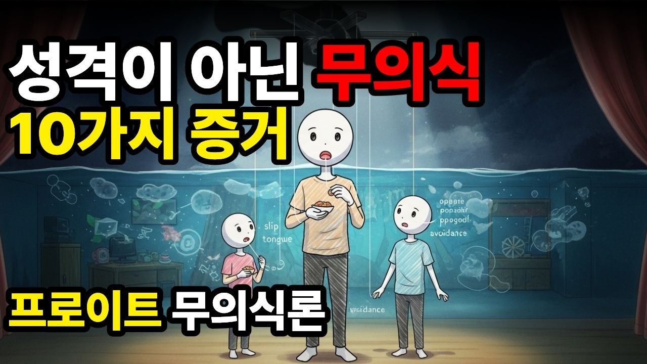 성격이 아니라 무의식일 뿐 | 10가지 증거