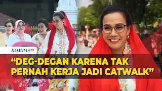 Cerita Menkeu Sri Mulyani Deg-degan Jelang Catwalk di Istana Berkebaya