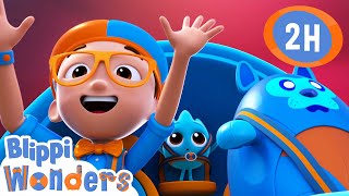 Burp | Blippi Wonders | Moonbug Kids  Play and Learn