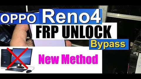 OPPO RENO4 Frp Bypass Android 11 | CPH2113 Remove Google Account | Oppo Reno4 Frp Unlock Without PC
