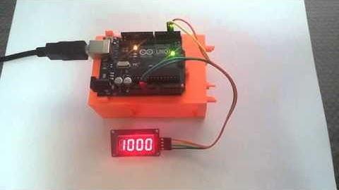 아두이노 7세그먼트 예제 구동영상 product by 아두이노 제작소