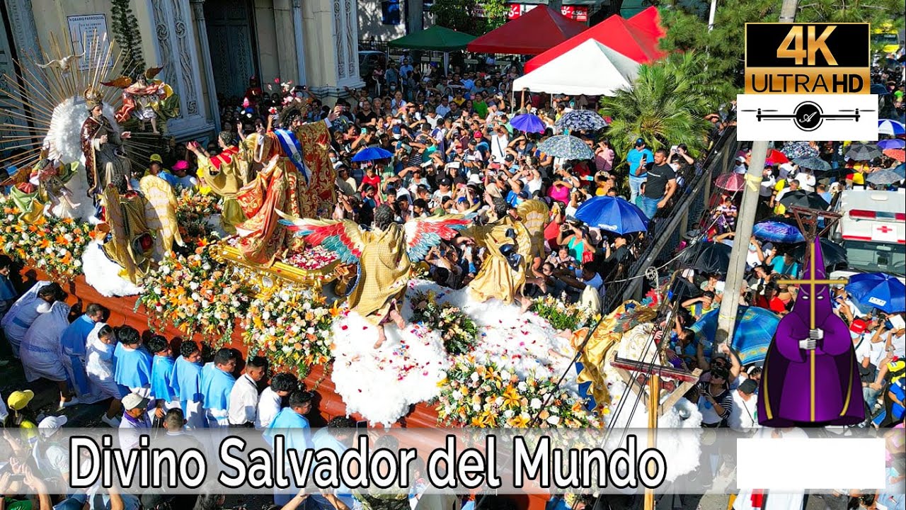 Salida Divino Salvador del Mundo de Basílica hacia Catedral 2023 ...